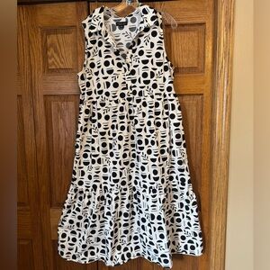 Rachel Zoe tiered Geometric Dress size XL